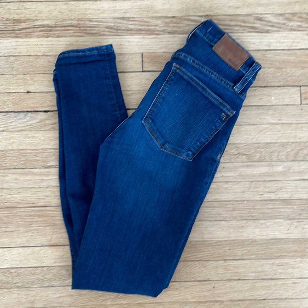 Madewell button fly skinny jeans